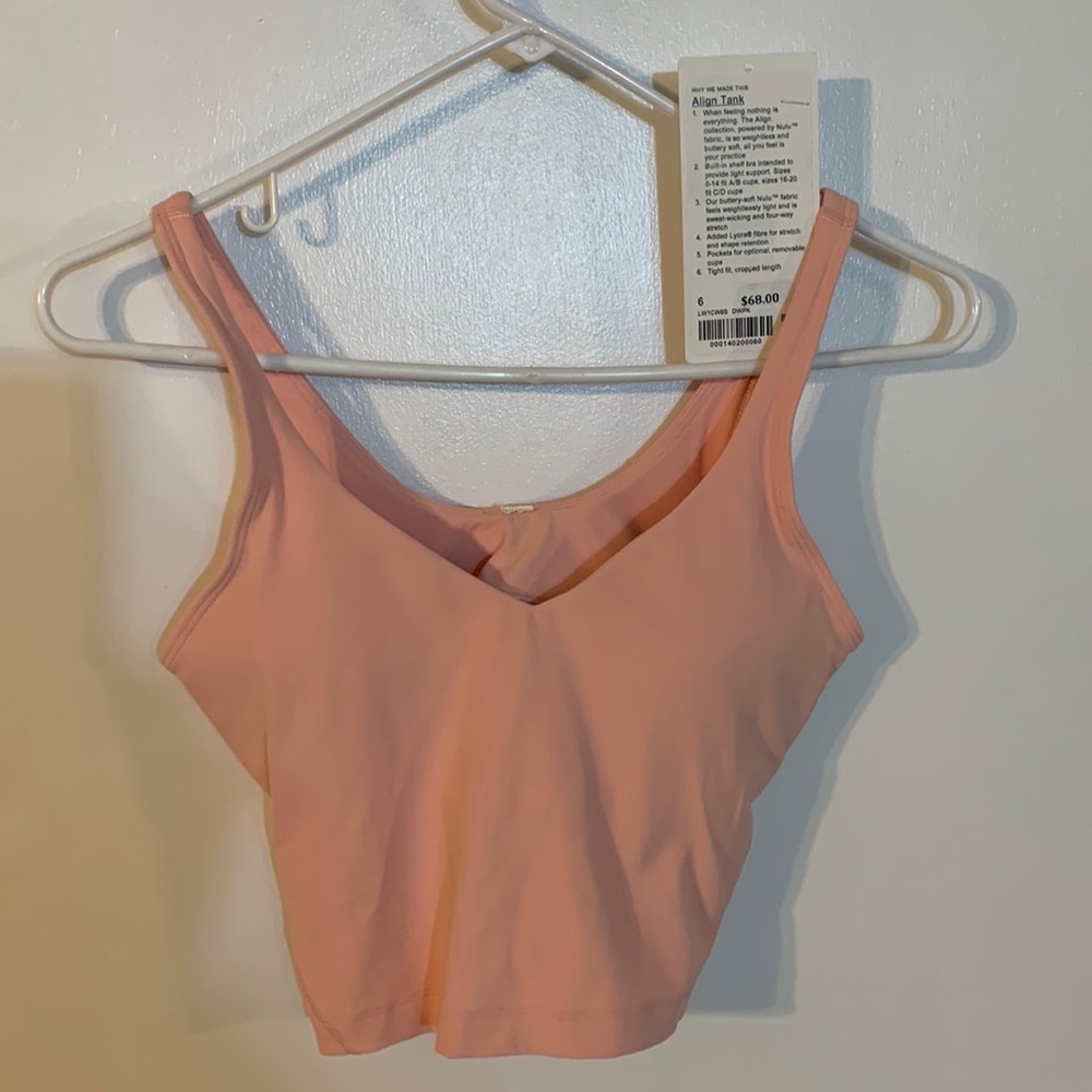 Pink Lululemon Align Tank